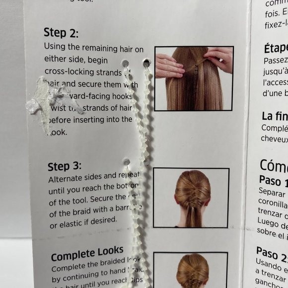 Vidal Sassoon Hair Styling Braiding Tool Set of 2 - Picture 9 of 13